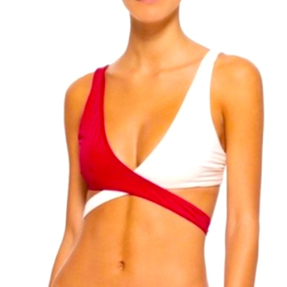 NWT Tori Praver Women’s Swimsuit bikini Top Size Large